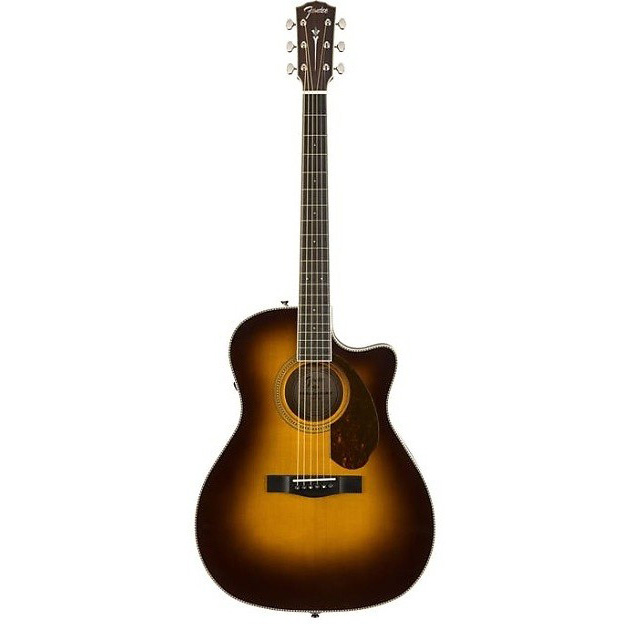 Fender PM-4CE Auditorium LTD Sunbrst Гитары акустические